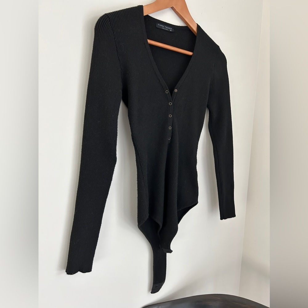 FINAL TOUCH LONG SLEEVE BODYSUIT - size S - Picture 4 of 7